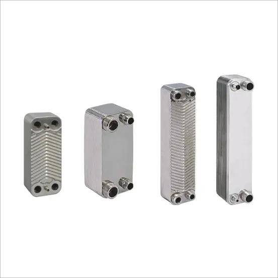 Plate Heat Exchanger Milk Pasteurization Water To Water Stainless Steel Brazed Plate Heat Exchanger