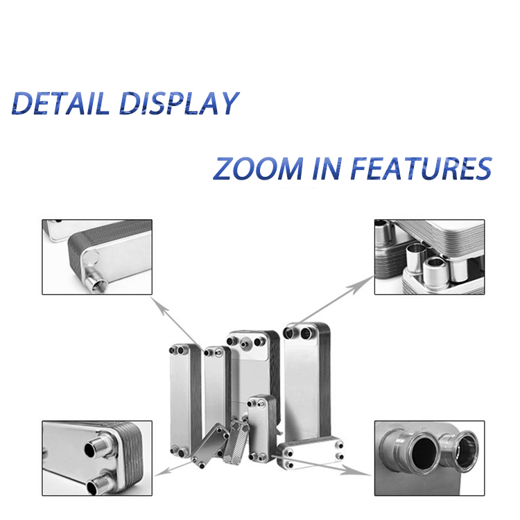 High Quality H050 Brazed Plate Heat Exchanger Low Price with CE