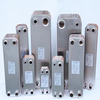 H026 water to air oil heat exchange Titanium plate brazed heat exchanger stainless steel copper brazed plate heat exchanger