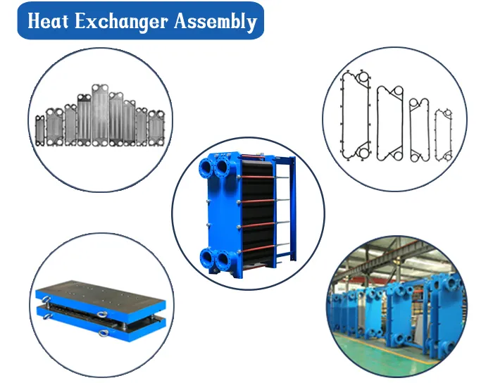 Composition of plate heat exchanger