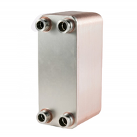 H014 Mini Plate Cooler Copper Brazed Heat Exchanger for Water to Air and Plate Heat Exchanger Steel Cooling