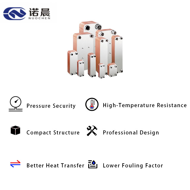 H095 High Pressure Oil Cooling Cooler Brazed Plate Heat Exchanger 