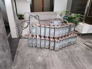 Stainless Copper Brazed Aluminium Plate Fin Heat Exchanger