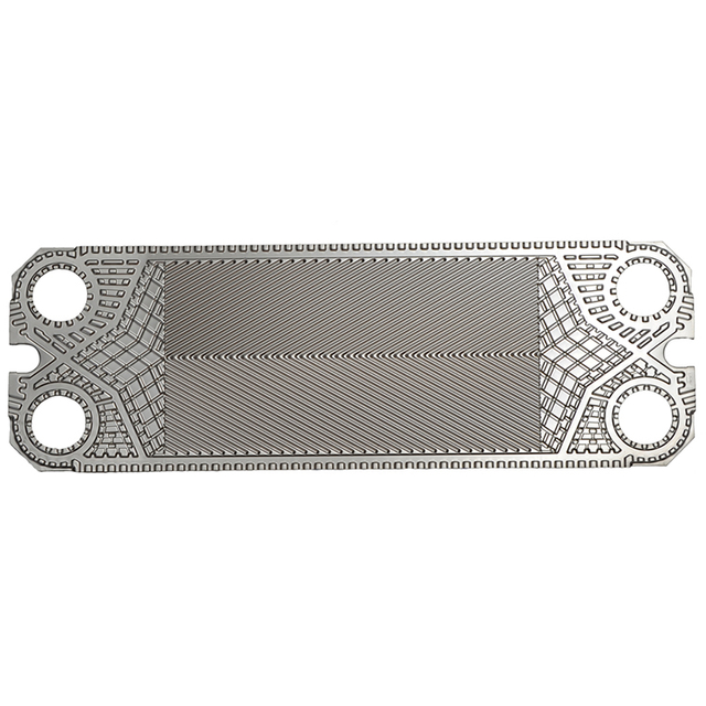 Shallow Corrugated Plate Heat Exchanger Plate M6B Stainless Steel /Titanium