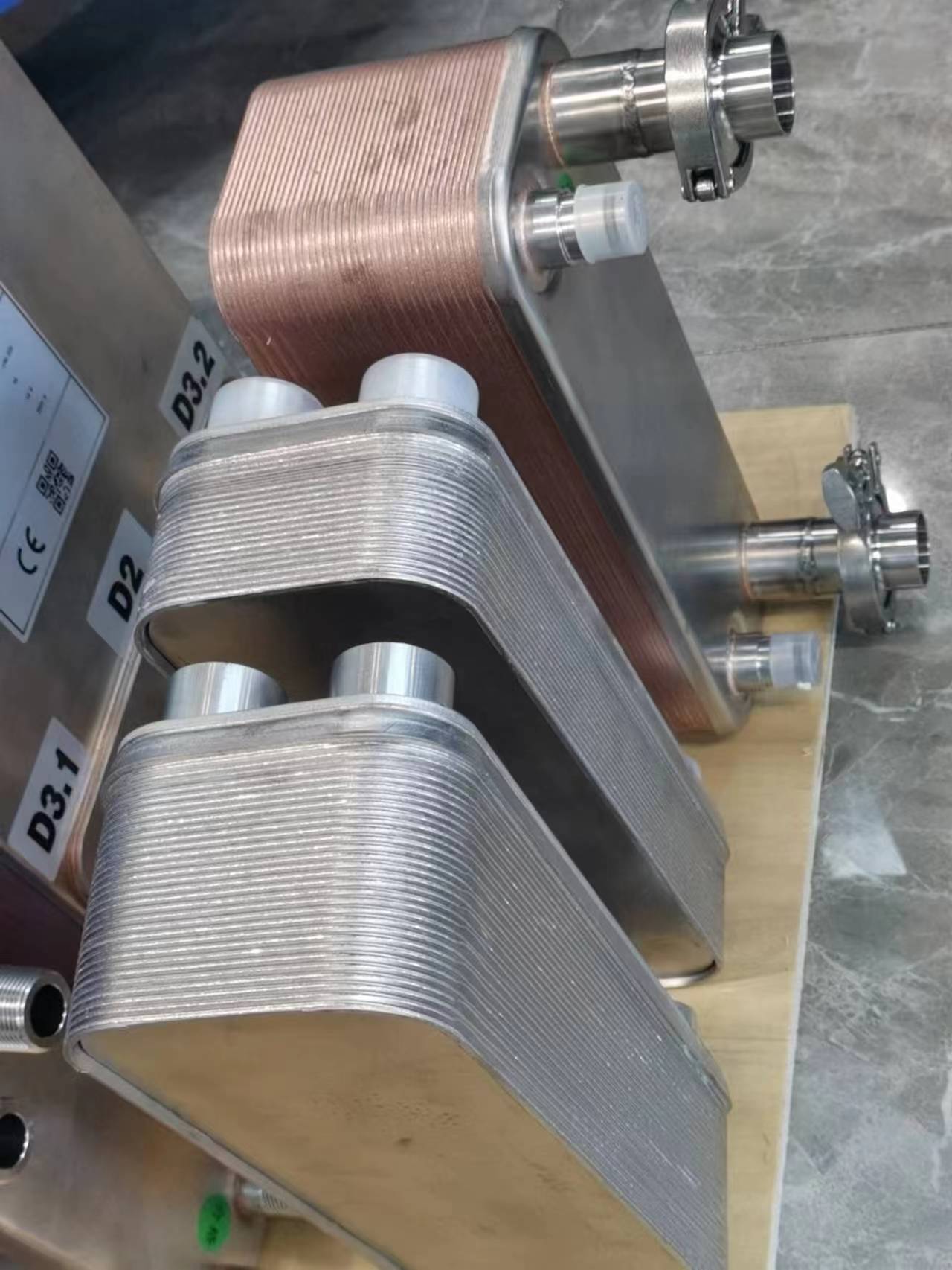 Small Stainless Steel Brazed Plate Heat Exchanger Liquid To Liquid Heat Exchanger for Cooling Different Liquids